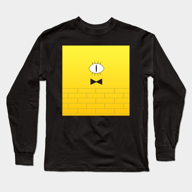 Bill Cipher - Flat Long Sleeve T-Shirt by Schadow-Studio